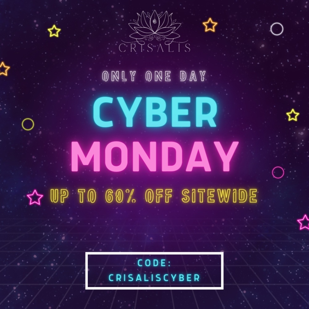 60% OFF EVERYTHING CYBER MONDAY